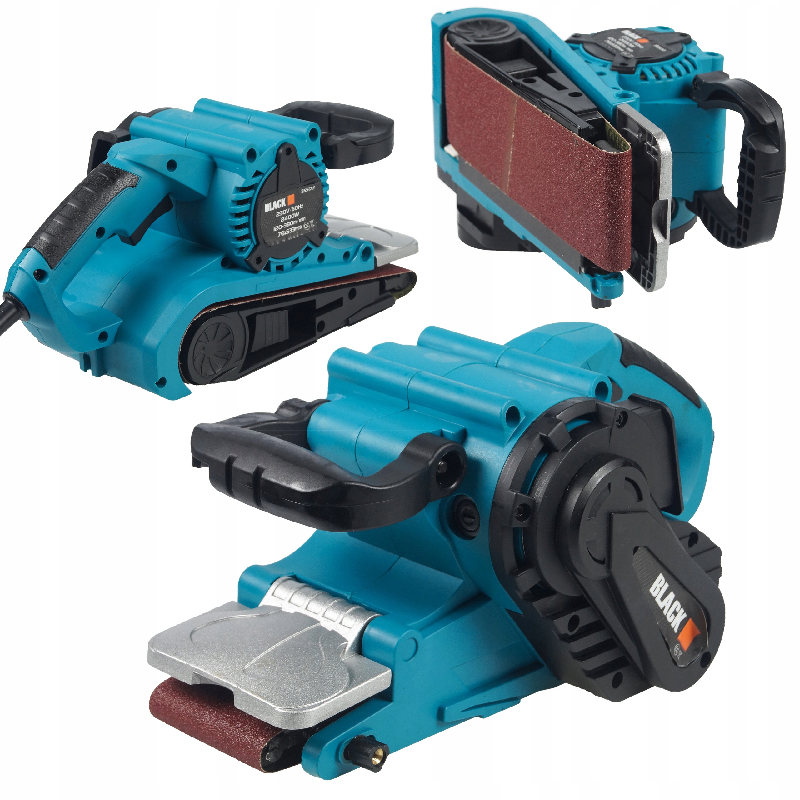 ЛЕНТОЧНАЯ ШЛИФОВАЛЬНАЯ МАШИНА 2400W (35502)