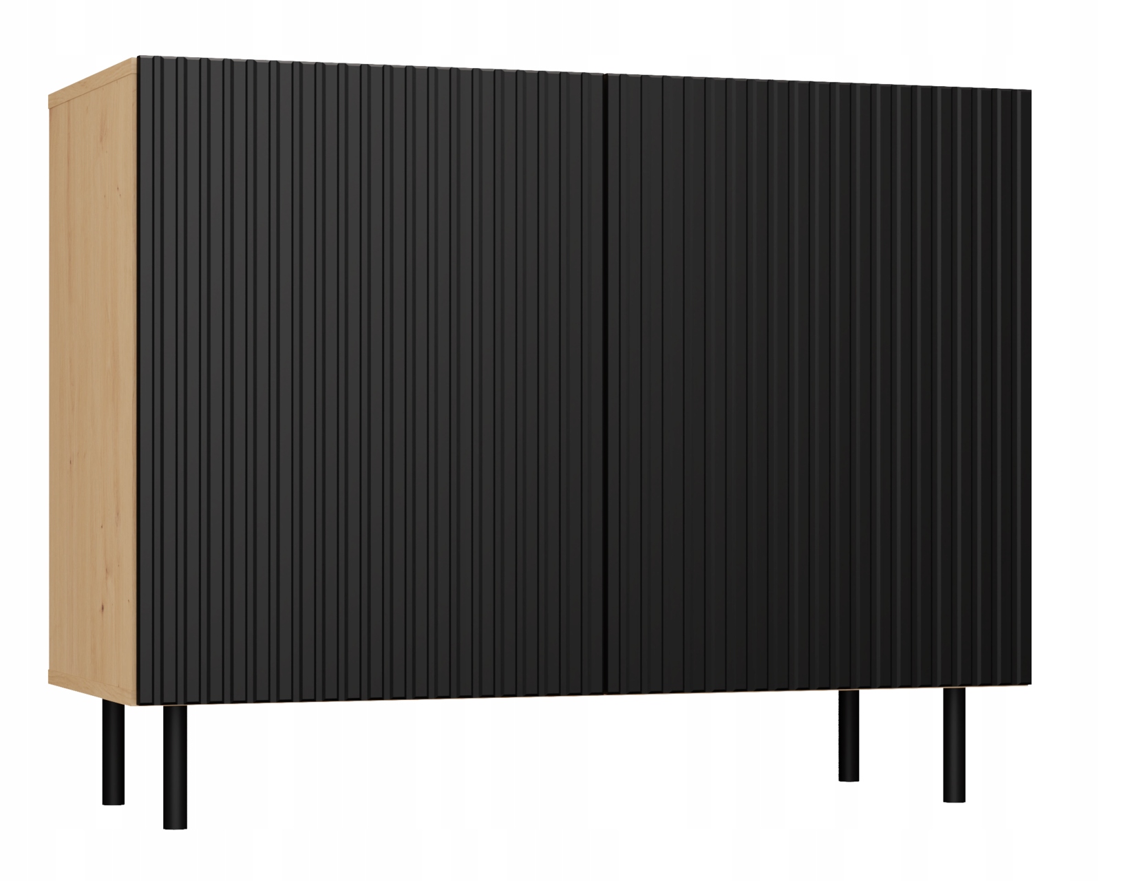 Komoda Czarna Lamele 100 Wąska EAN (GTIN) 5904507205508