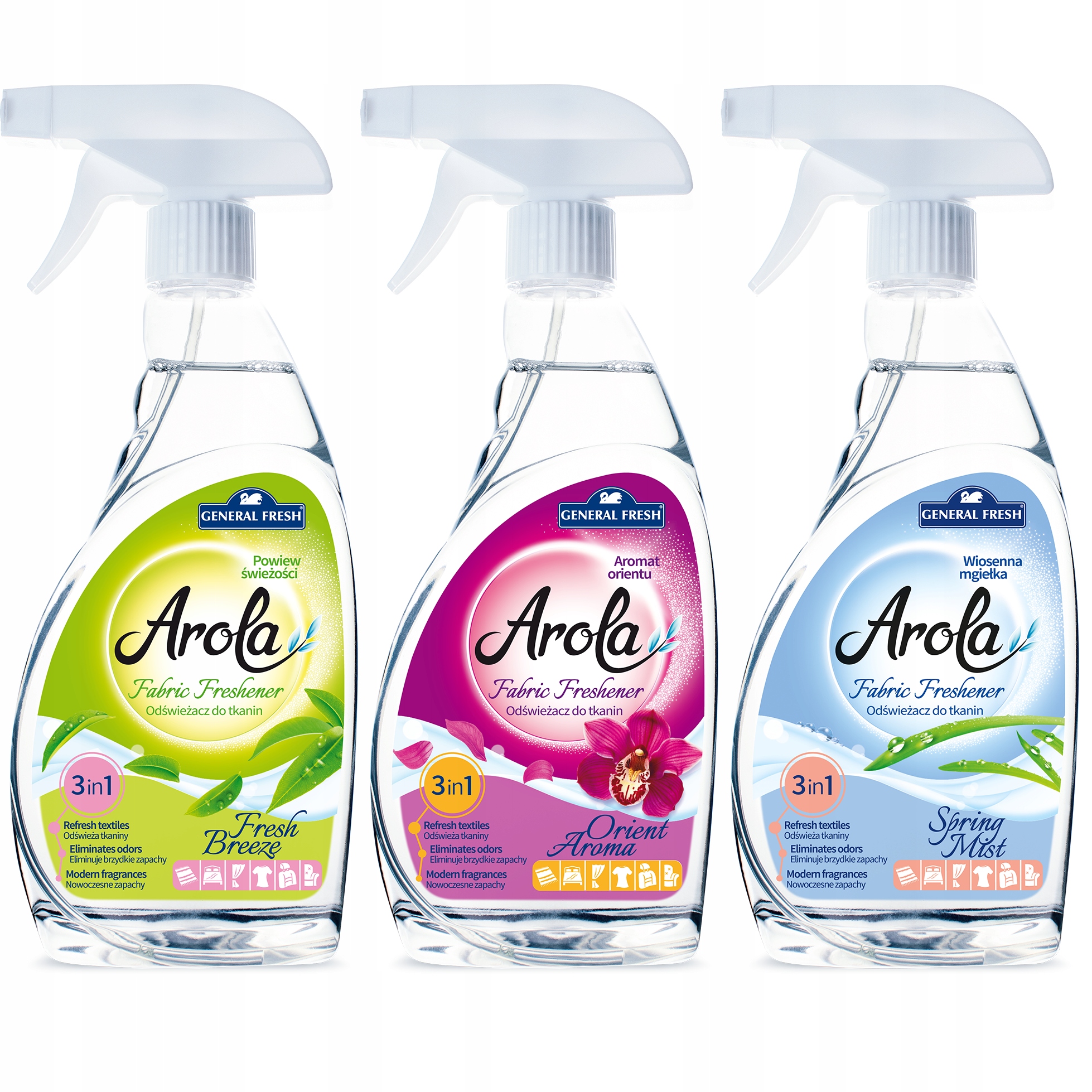 

General Fresh odświeżacz do tkanin Mix zapachów x3