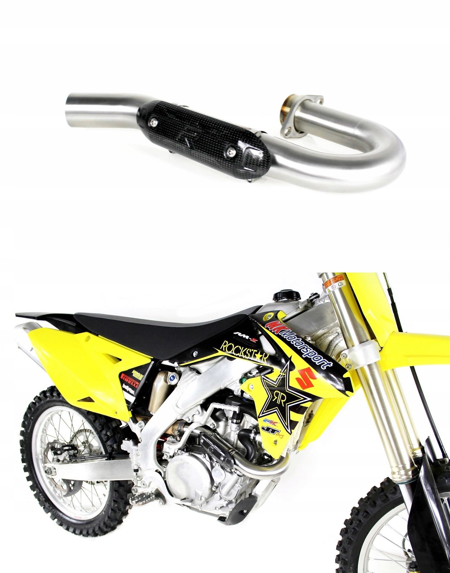 SU073DG - RMZ 450 2013-2018 выпускной коллектор DOMINATOR