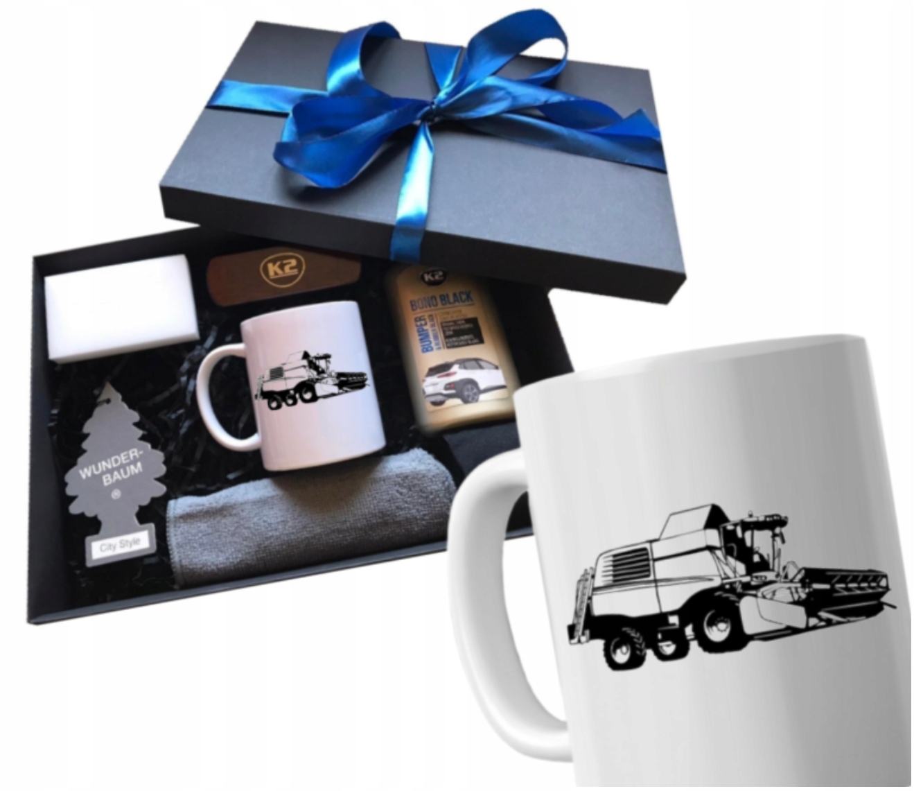 Sada dárek hrnků pro kombajnistu narozeninová kombajnová krabička