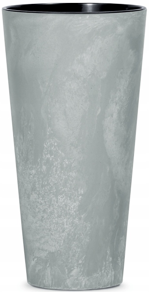 Donica Tubus Slim Z Wkładem Beton Effect FI40cm DTUS400E-422U Beton