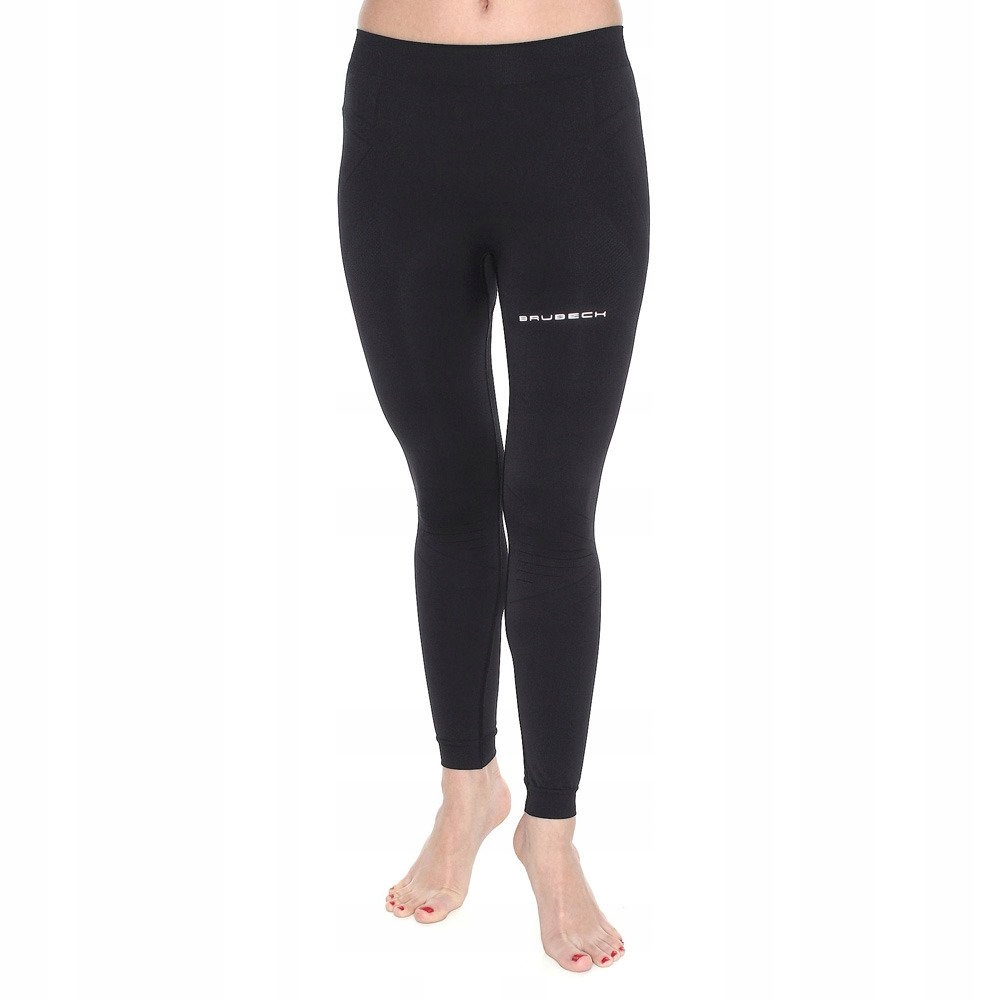 Legginsy damskie do biegania Spodnie Brubeck Running Force termoaktywne M