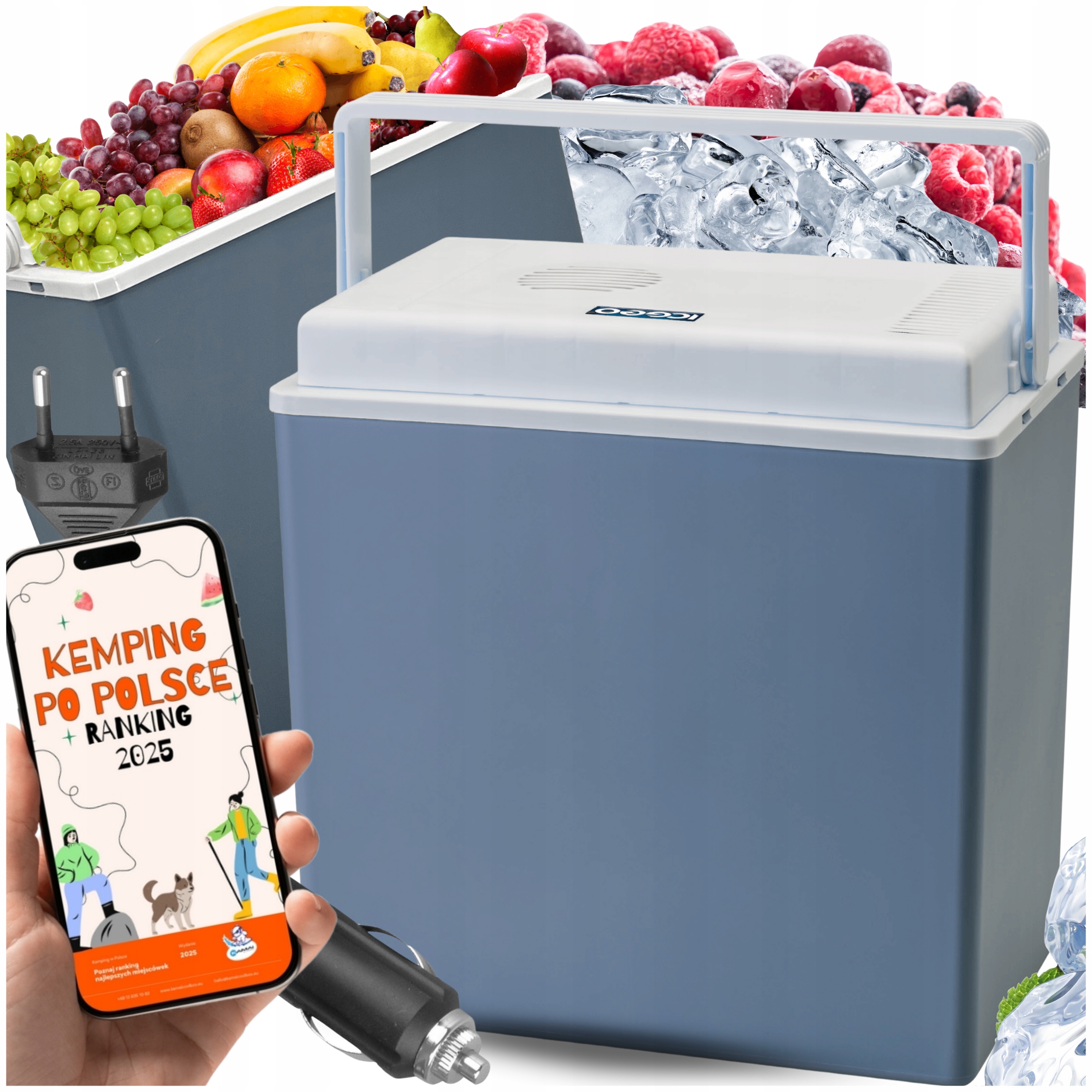 Turistická Lednička 30L 12V/230V do Auta karavanu Lodž cestovní chladnička