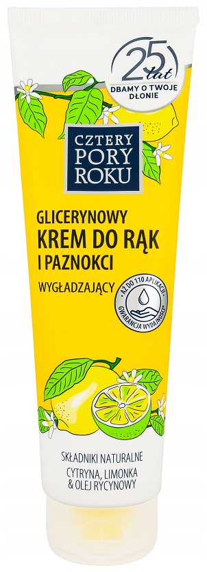

Krem do rąk Cztery Pory Roku 130ml cytryna