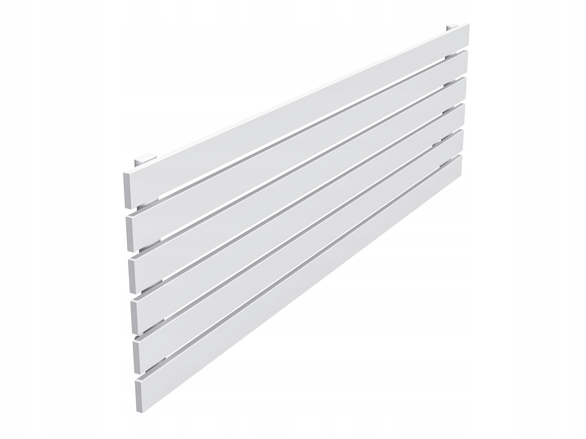 Horizontálny Dekoratívny Radiátor 45/100 Biely Mat