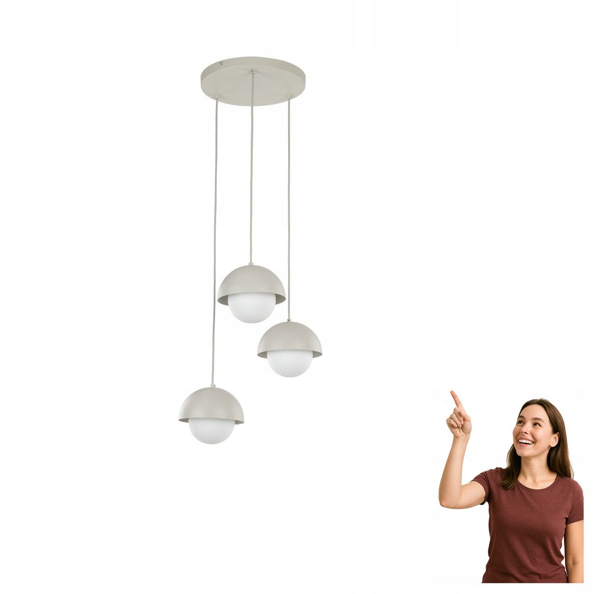 Závesná lampa Bono Beige 10206 Tk Lighting
