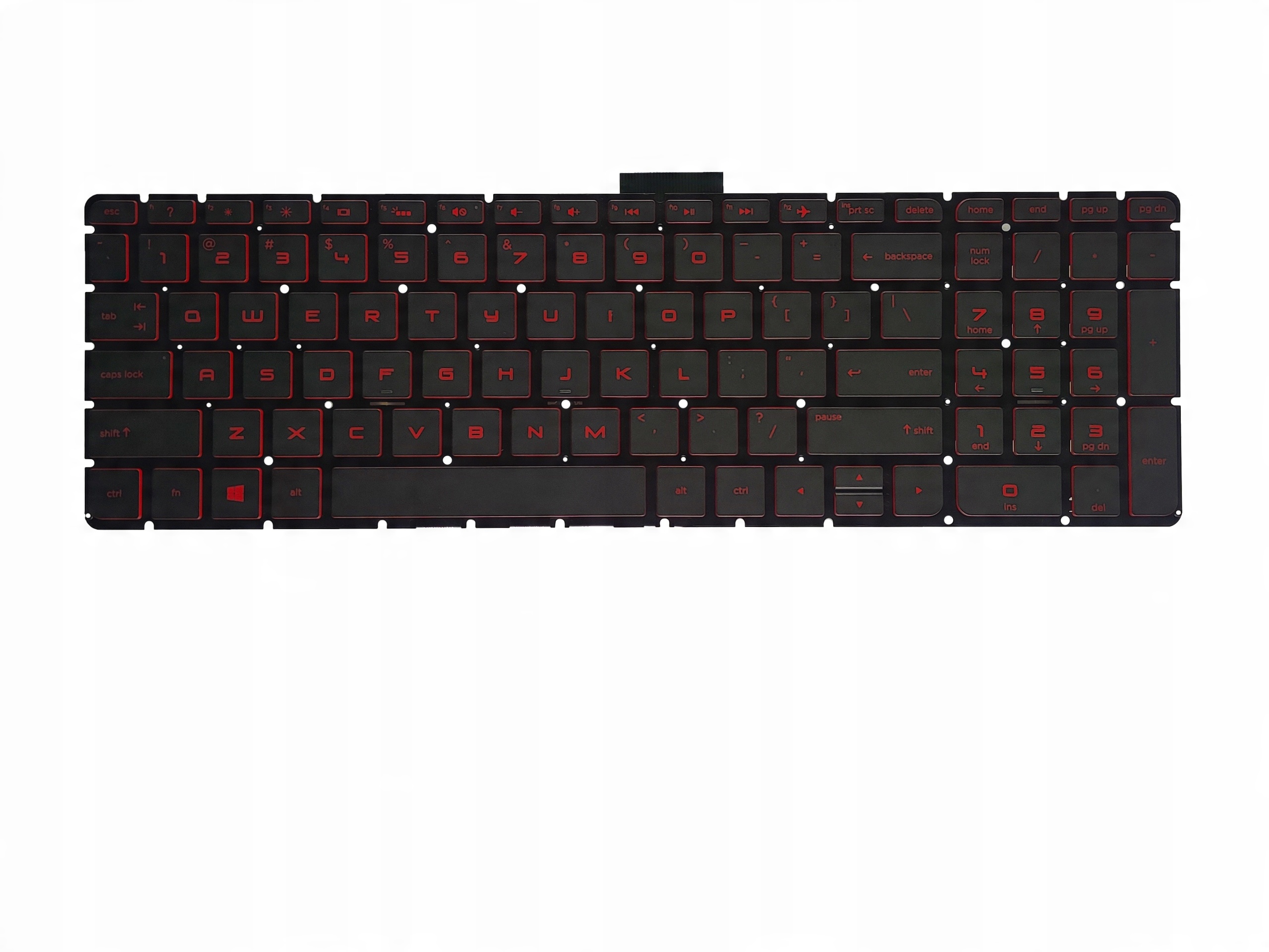 

Klawiatura Hp 15-AX 15AX Podświetlana Led Red