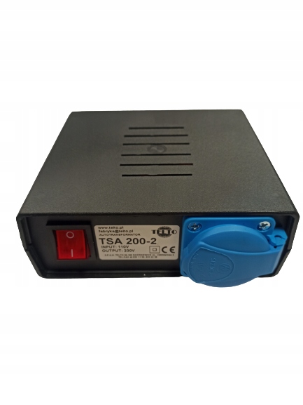 TRANSFORMATOR 200W 110/230V TSA 200-2 USA/POLSKA