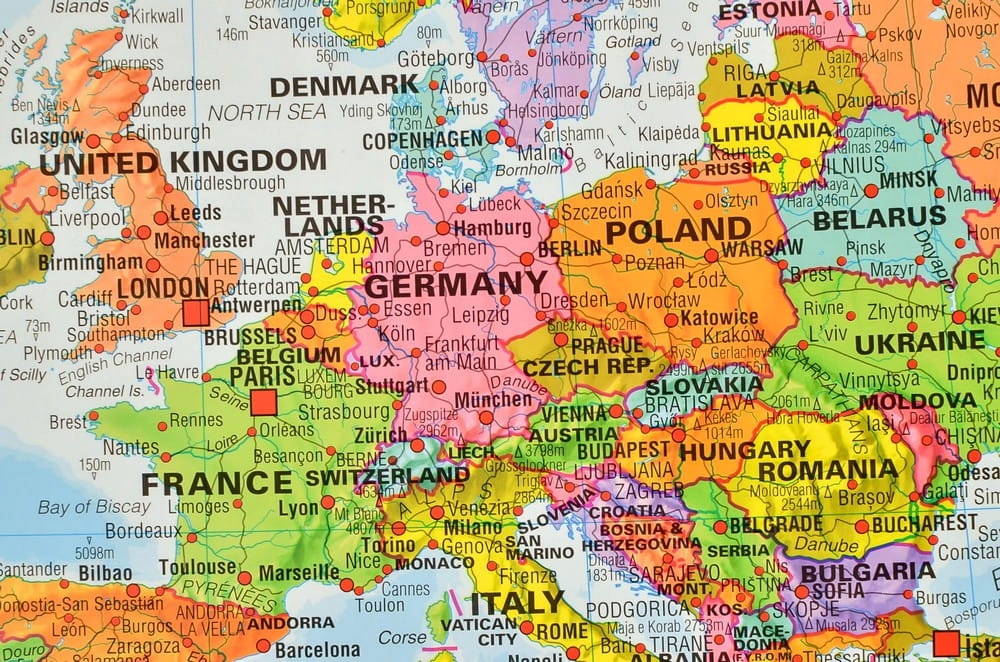 ŚWIAT XXL MAPA ŚCIENNA POLITYCZNA OGROMNA Region Cały świat