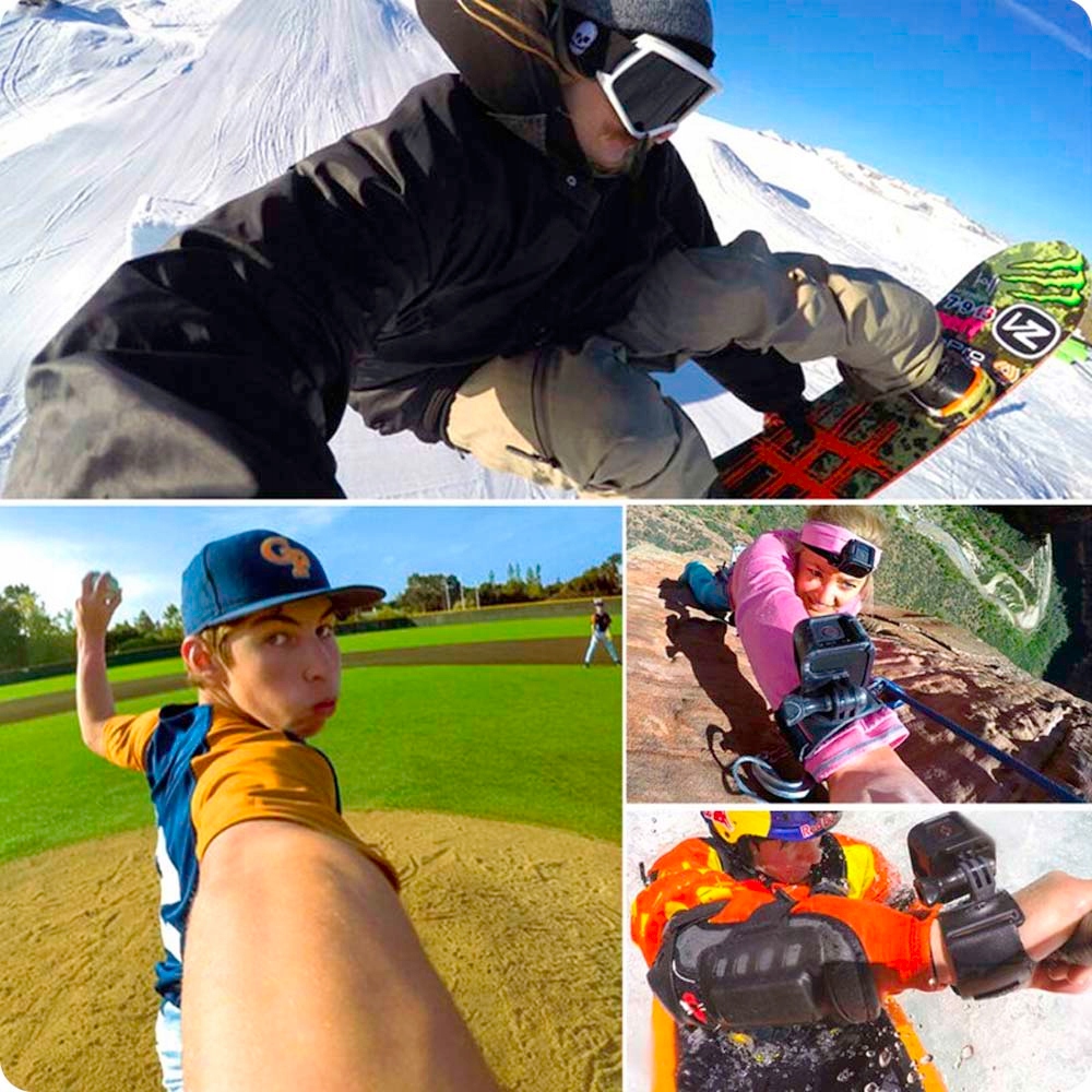 Uchwyt Opaska na Nadgarstek Rękę kamer sportowych GoPro DJI SJCAM EKEN Waga produktu z opakowaniem jednostkowym 1 kg