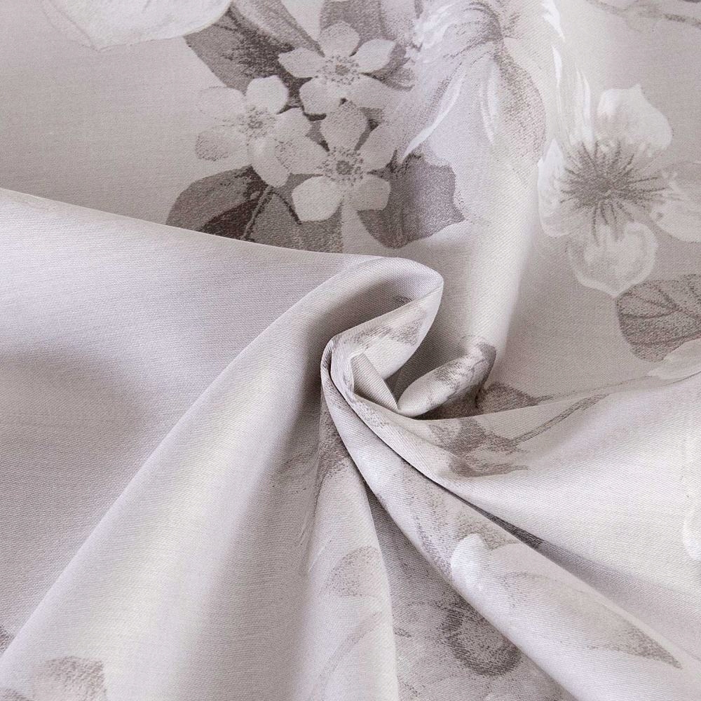 Komplet pościeli 160x200 satyna 100% bawełna Paredes jasny szary Exclusive Kolor odcienie szarości