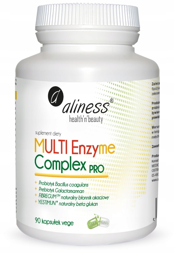 ALINESS MULTI Enzyme Complex PRO enzymy trawienne bromelaina 90 ...