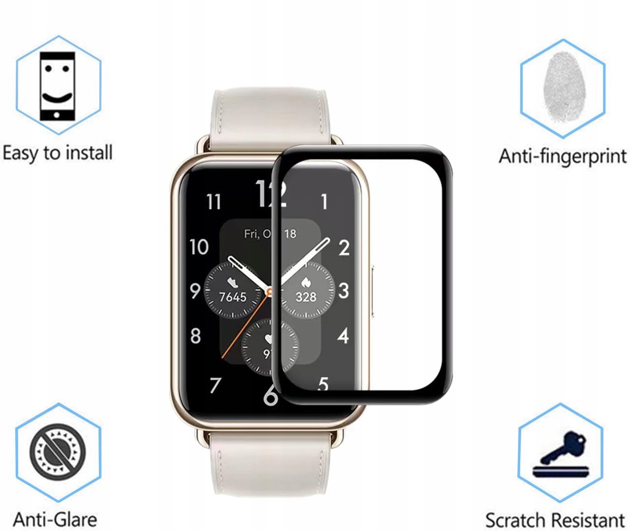Szkło Ochronne Hybrydowe do Huawei Watch FIT 2 Producent Inna