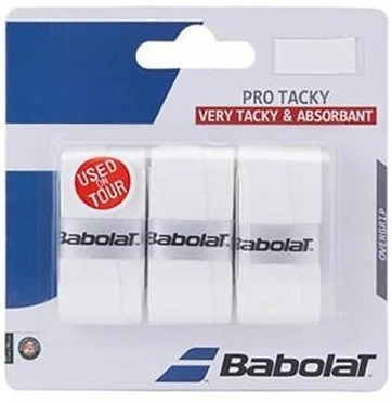 Owijki wierzchnia Babolat Pro Tacky x3 Biały