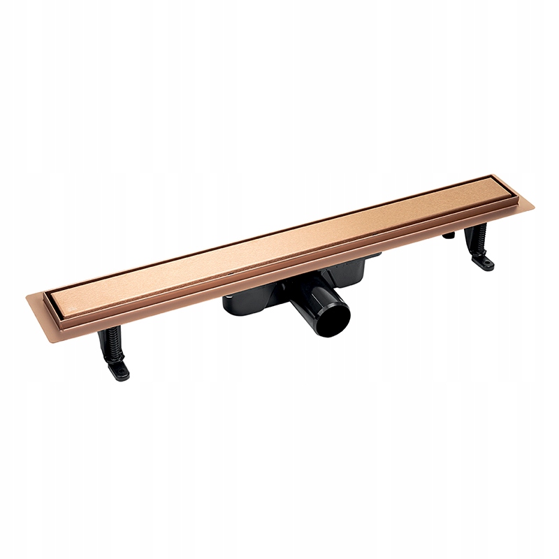 Basso Lineární Odtok Podlahový 50 cm Růžové zlato, Nerezová Ocel