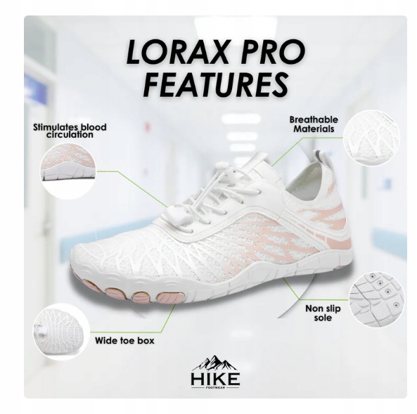 Lorax Pro Zdravé a protiskluzové boty pro chůzi naboso (Unisex) (bogo)