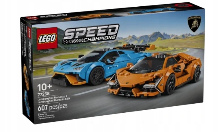 Lego 77238 Speed Champions Lamborghini Revuelto A Huracan Sto