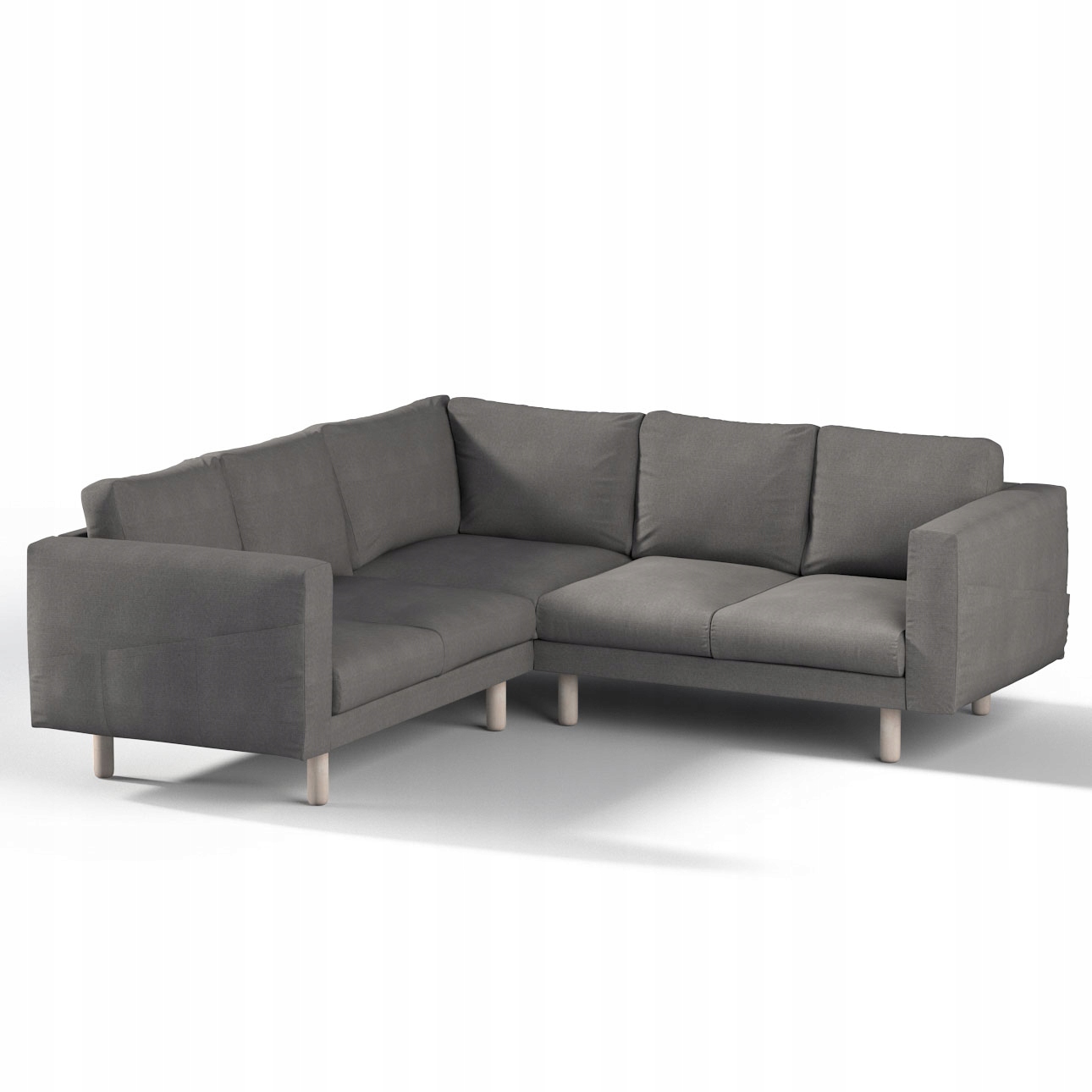 Dekoria Poťah na rohovú pohovku Norsborg 4-miestna Ikea sivá