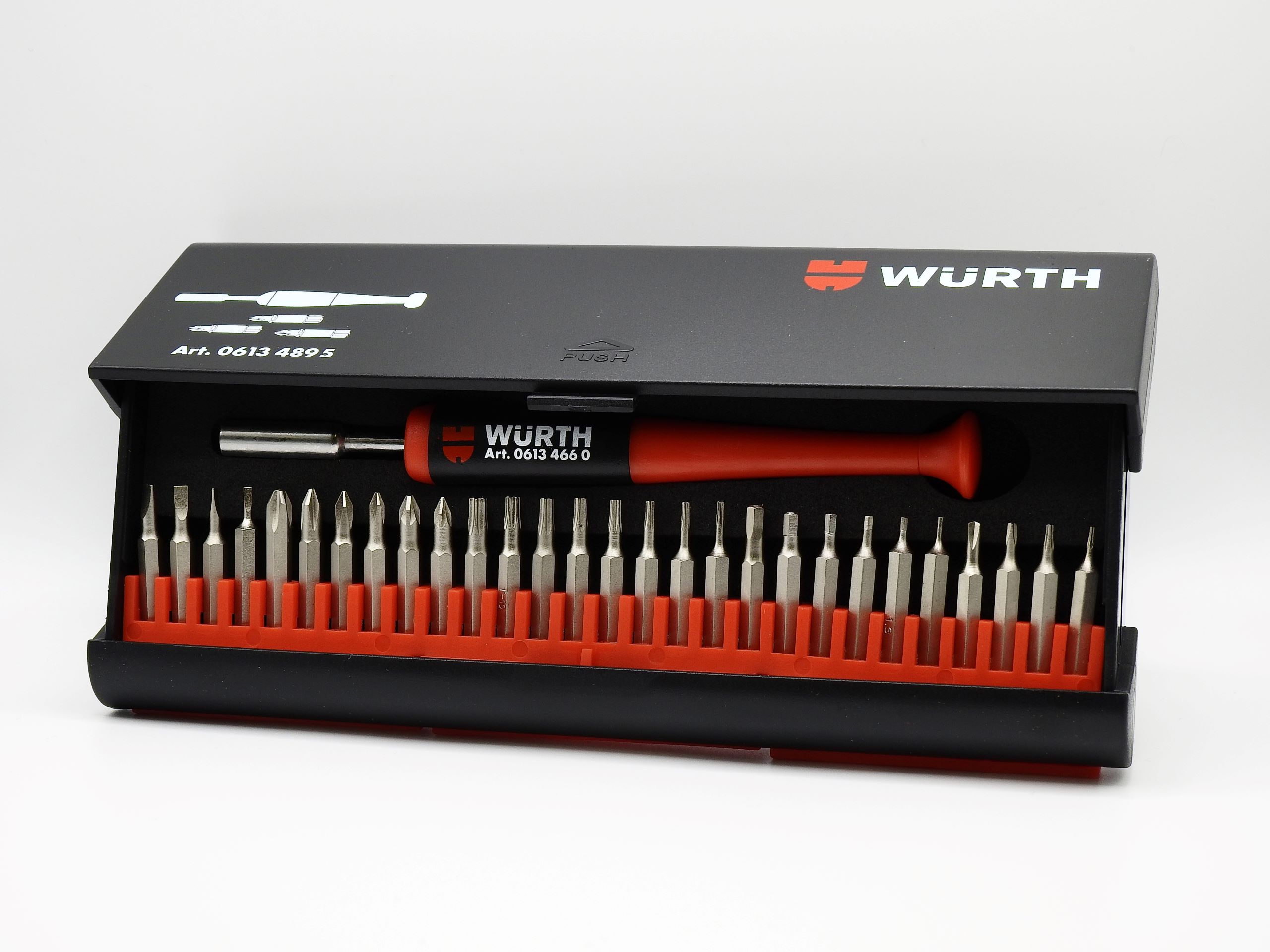 WURTH Wkrętaki Precyzyjne Zestaw 29 elementów w Praktycznym Etui Stan opakowania oryginalne
