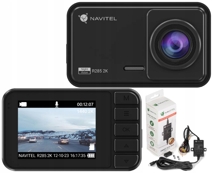 Wideorejestrator Navitel R285 2K rejestrator jazdy USB-C + smartbox