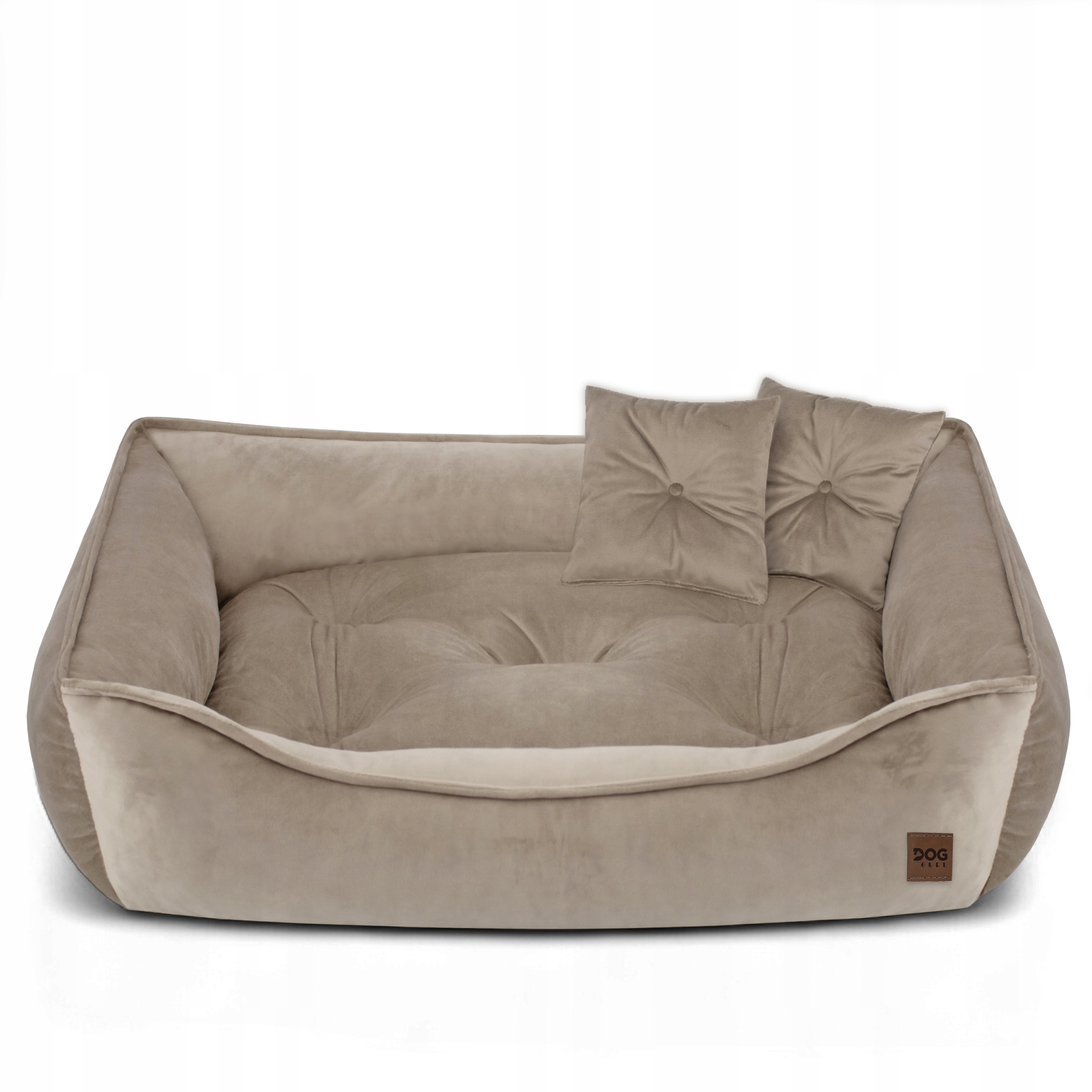 Legowisko Dla Psa Marco Z Poduszkami Velvet Kanapa Premium 90x60 Beżowa