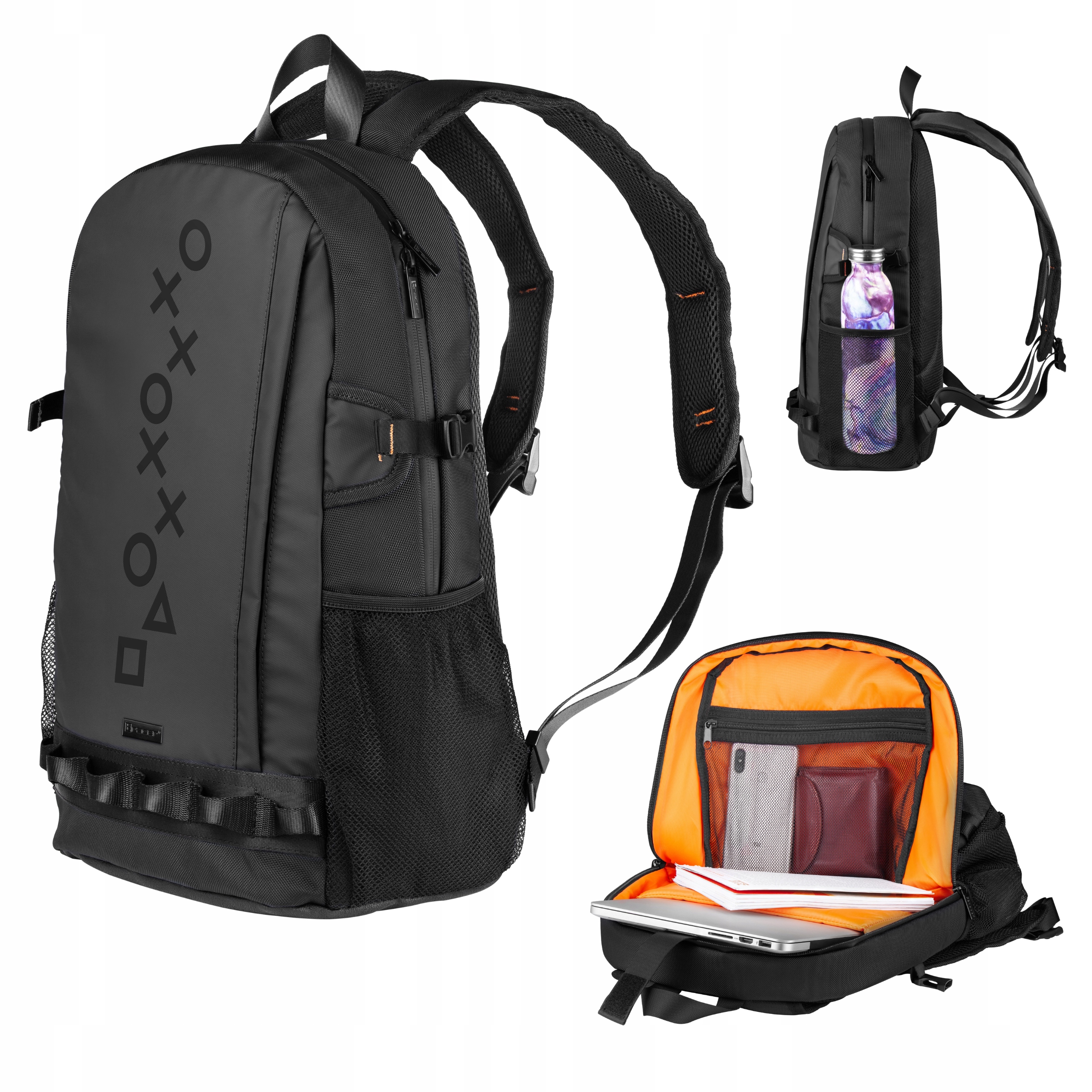 Plecak Tracer Na Laptopa 15,6 Czarny Wodoodporny Miejski Podrożny Pojemny