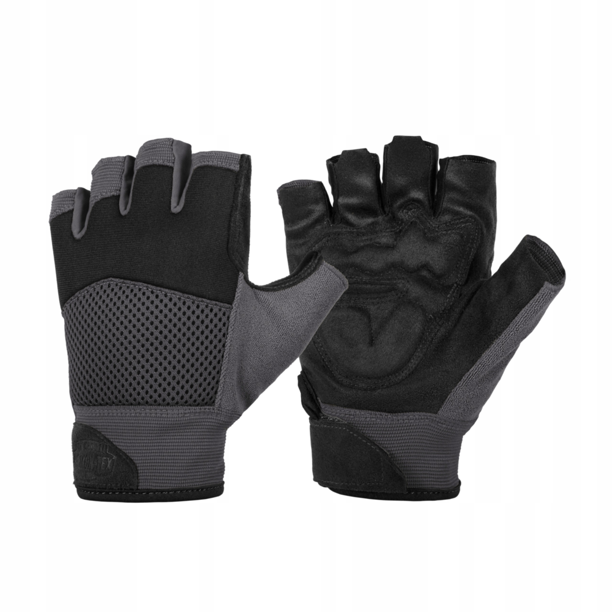 Rękawice bez palców Helikon-Tex Half Finger Mk2 Czarne/Shadow Grey XXL