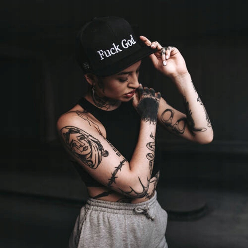 Čepice Holy Blvk Fuck God Snapback