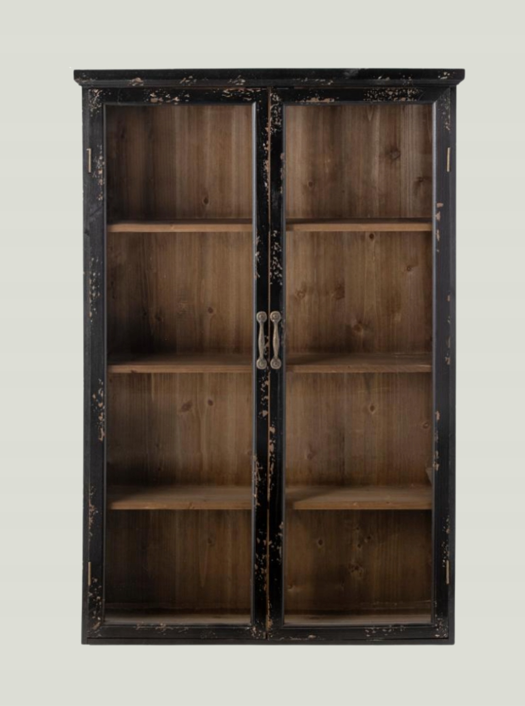 Skříňka Hazem, černá, jedlové dřevo Bloomingville