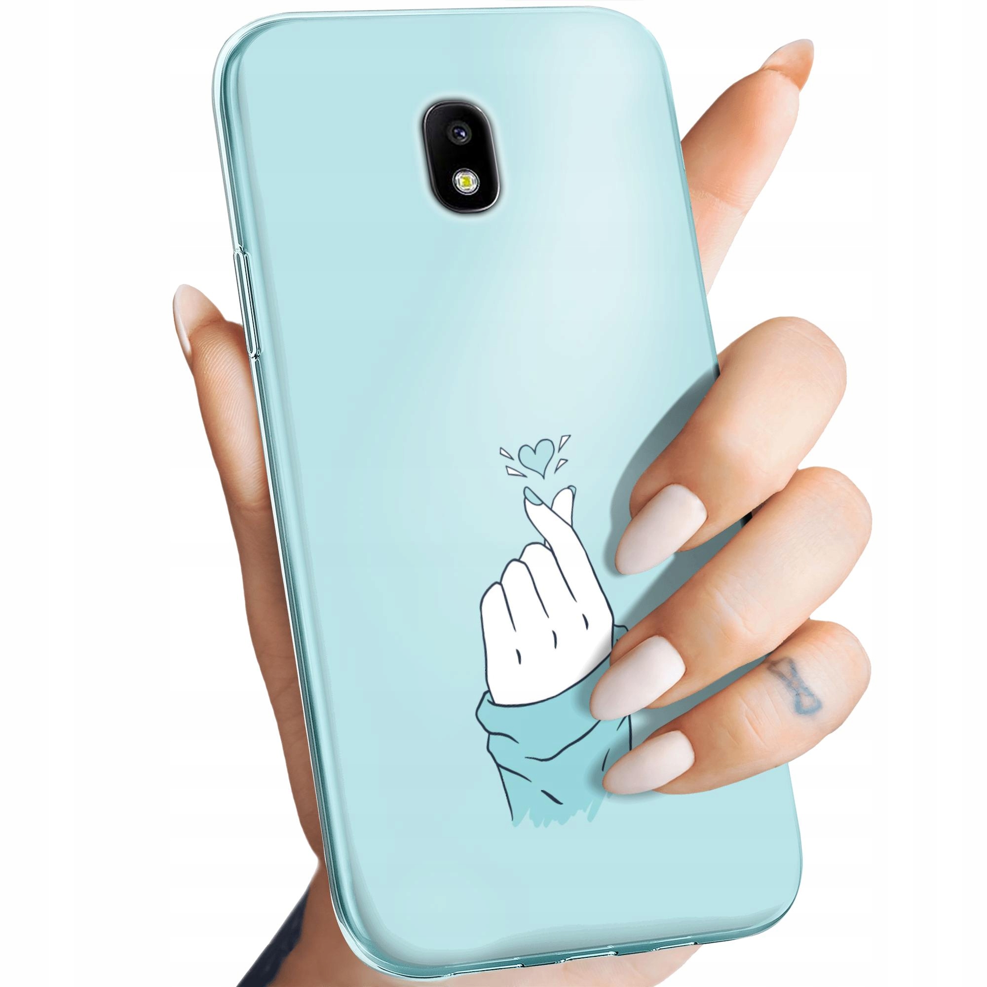 Etui Do Samsung Galaxy J3 2017 Niebieskie Blue Blau Obudowa Pokrowiec