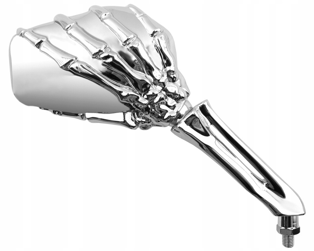 V Parts (vicma) Univerzálne Pravé Zrkadlo Chróm (ruka Kostlivca) (E569D)