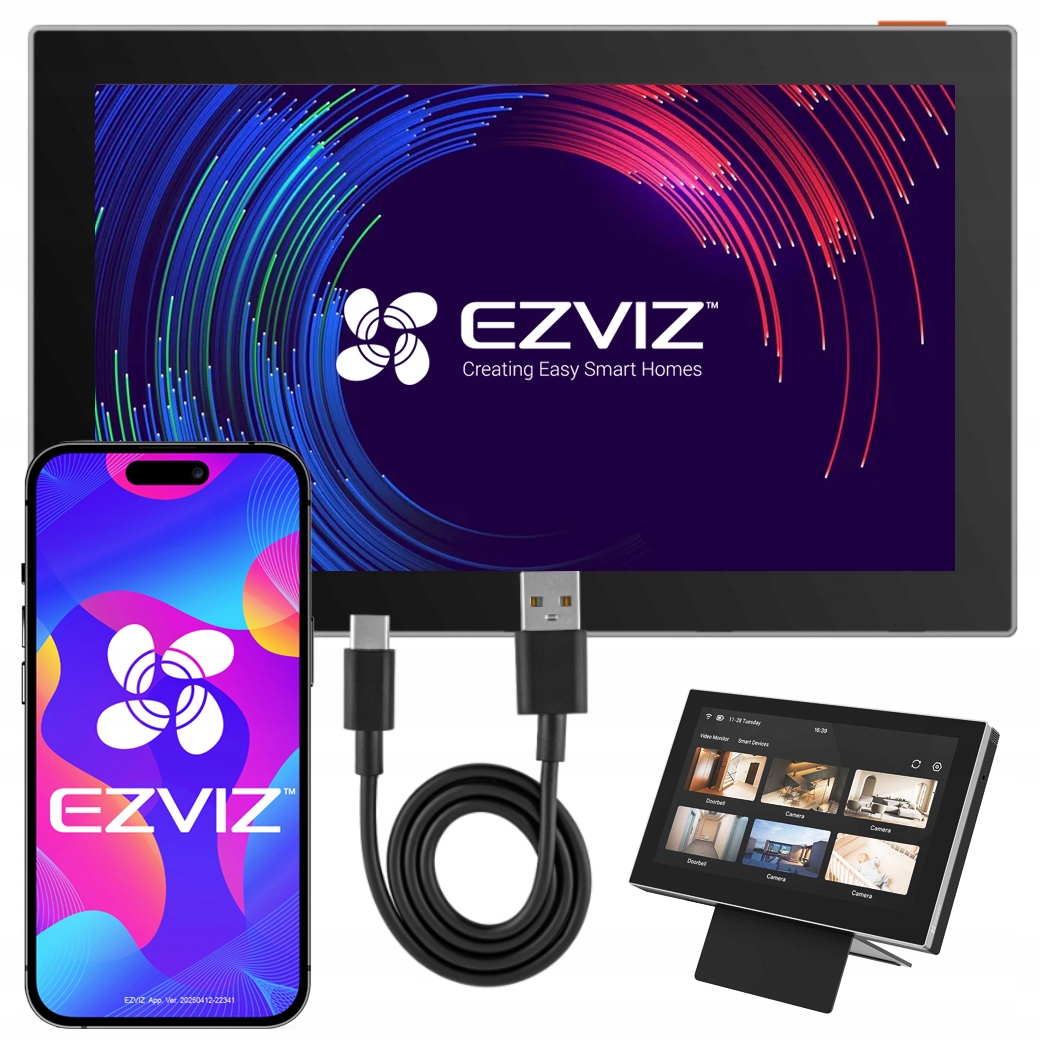 WiFi monitor pre systémy Ezviz SD7 Monitor pre kamery a videovrátnik HP7