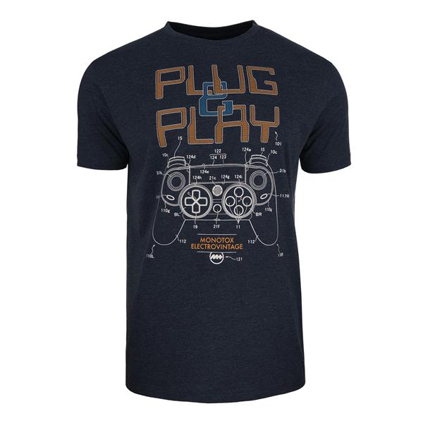 

T-shirt Męski Monotox PLUG20NAVY L