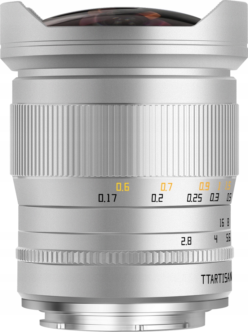 TTArtisan 11 mm F2.8 Fisheye Sony E stříbrný