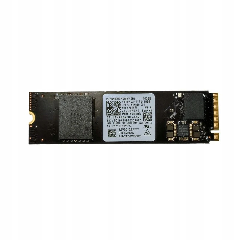 Western Digital Dysk SSD M.2 NVMe 512GB PC SN5000S PCIe 4.0 6000