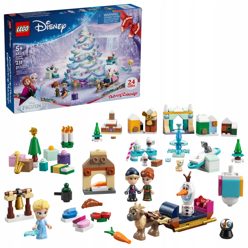 Lego Disney Ledové Království 43273 Adventní kalendář na rok 2025 Stavebnice Sada