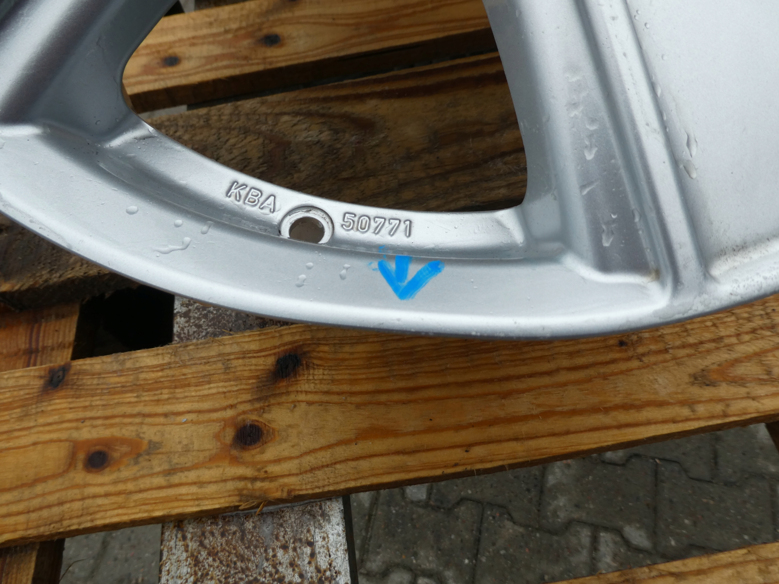 4X discs aluminium disc KBA 50771 VW T5 T6 5X120