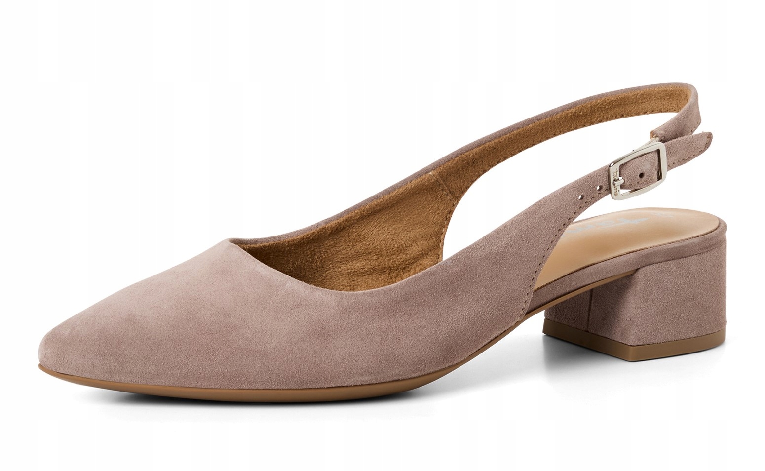 Tamaris 29500-42 Lodičky Béžové Semišové Bez Paty Taupe VEL.40