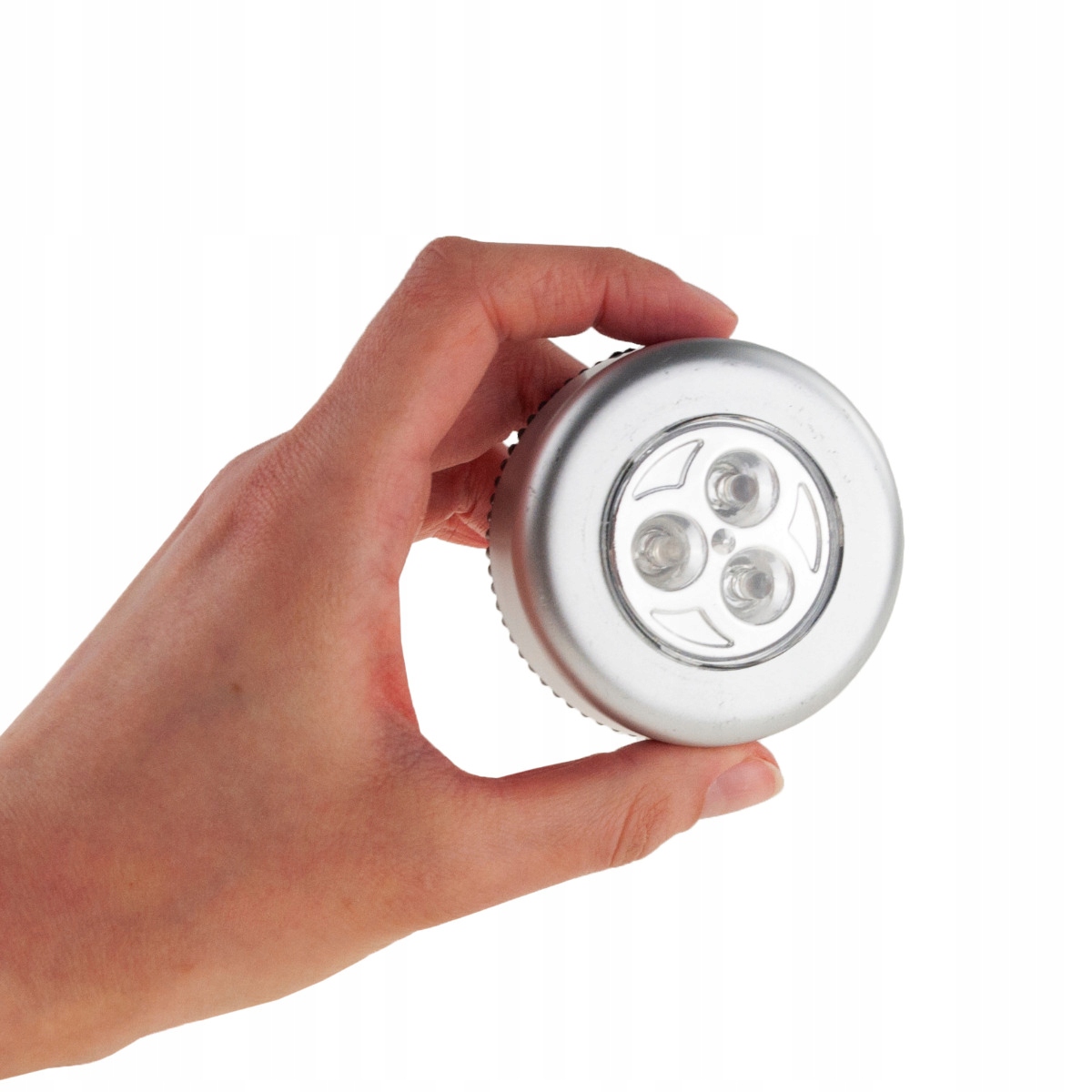 LAMPKA DOTYKOWA 3 LED SAMOPRZYLEPNA NA BATERIE SAMOPRZYLEPNE PODSZAFKOWA Moc 0 W
