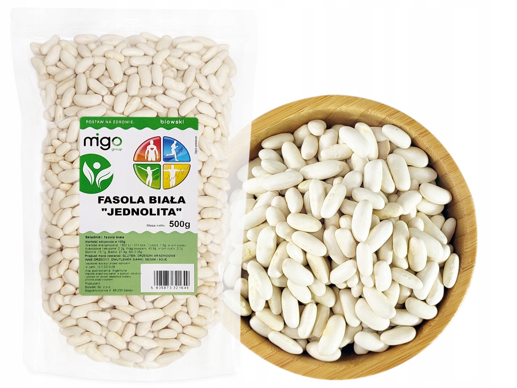 7 x Fazole bílá „jednolita“ (500 g) – MIGOgroup