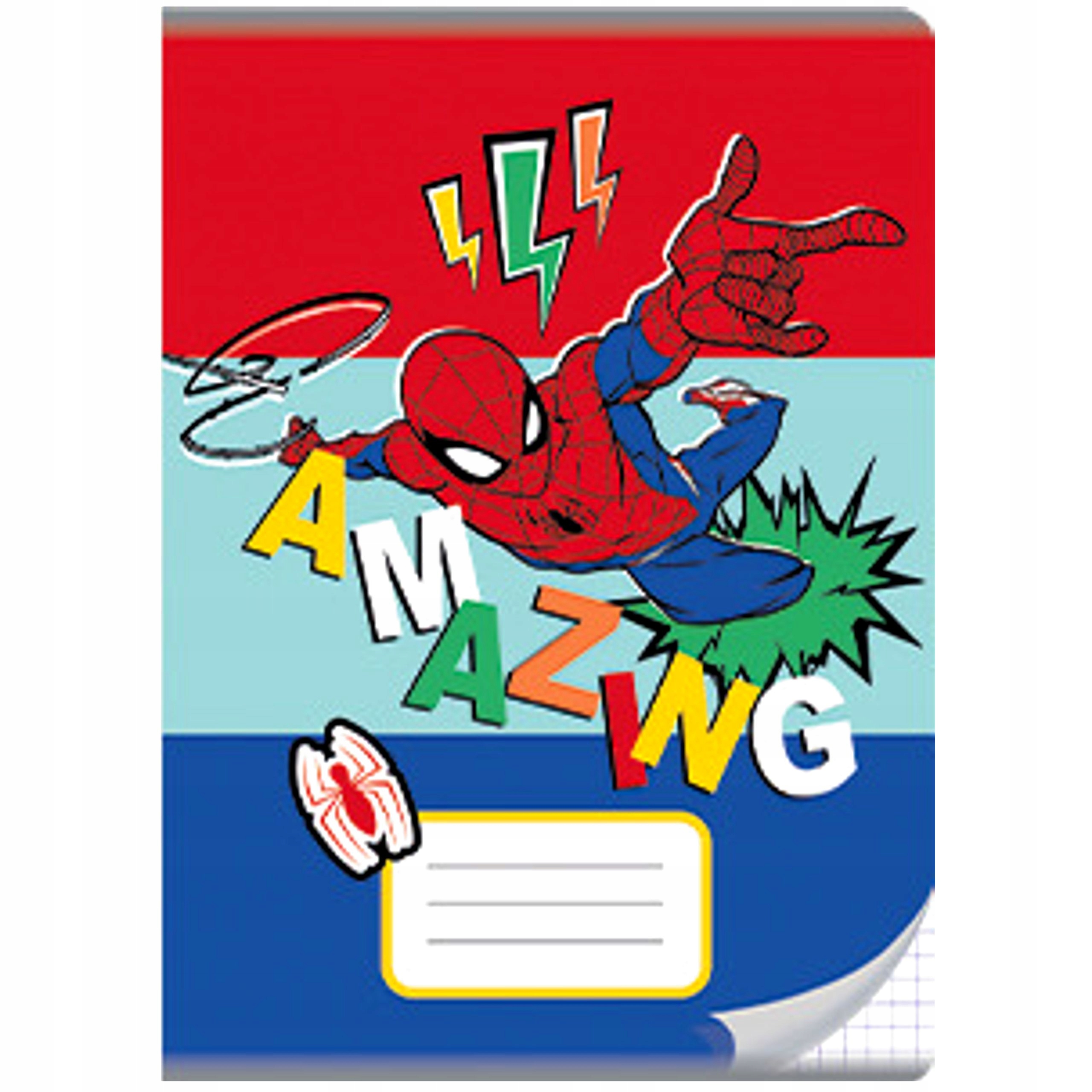 ZESZYT A5/16 KARTEK KRATKA SPIDER-MAN CHŁOPIEC Kod producenta 111380