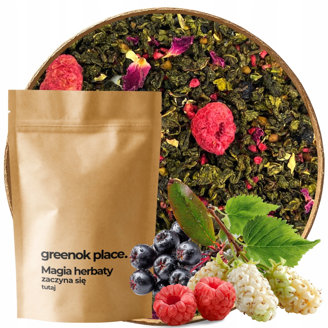Čaj Oolong Malina V Čokoládě 1000g malinový Aromatický 1kg Velkoobchod