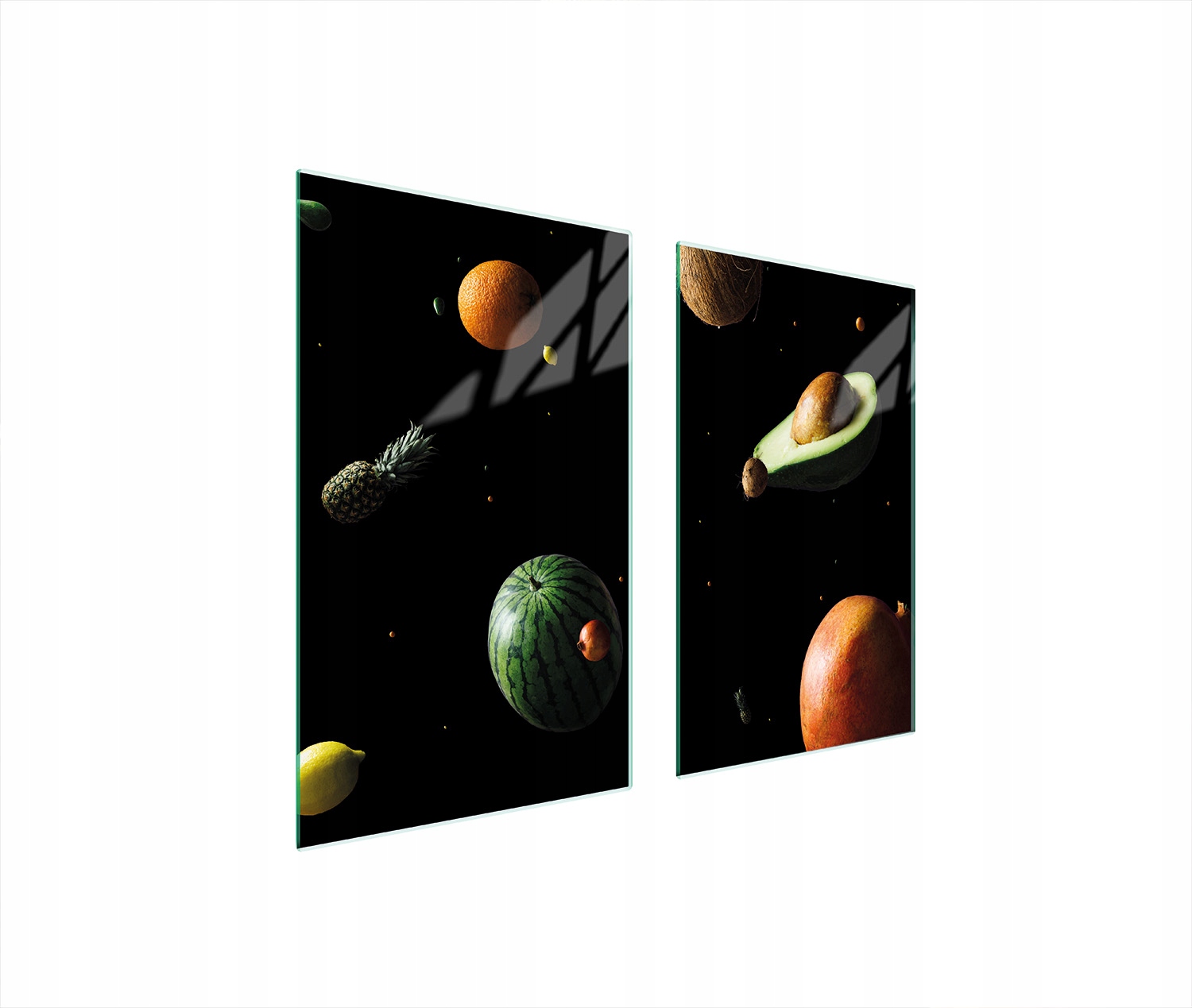 Skleněná Ochranná Deska Na Sporák 75x52 Ovoce Tvrzené Sklo