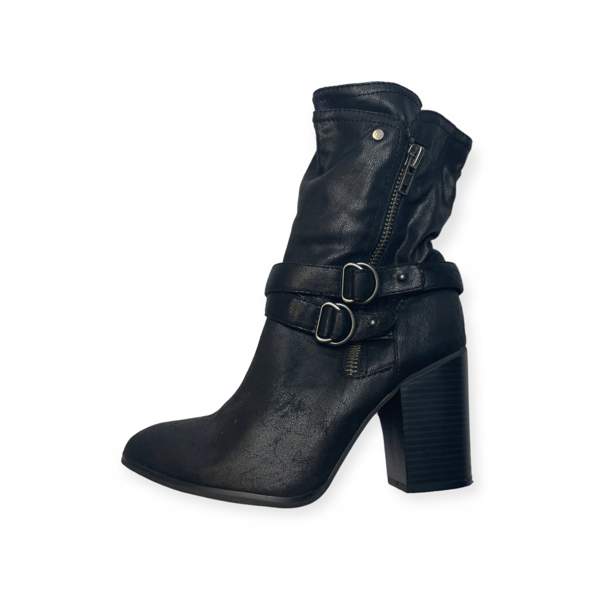 Dámské krátké černé kozačky Carlos 40