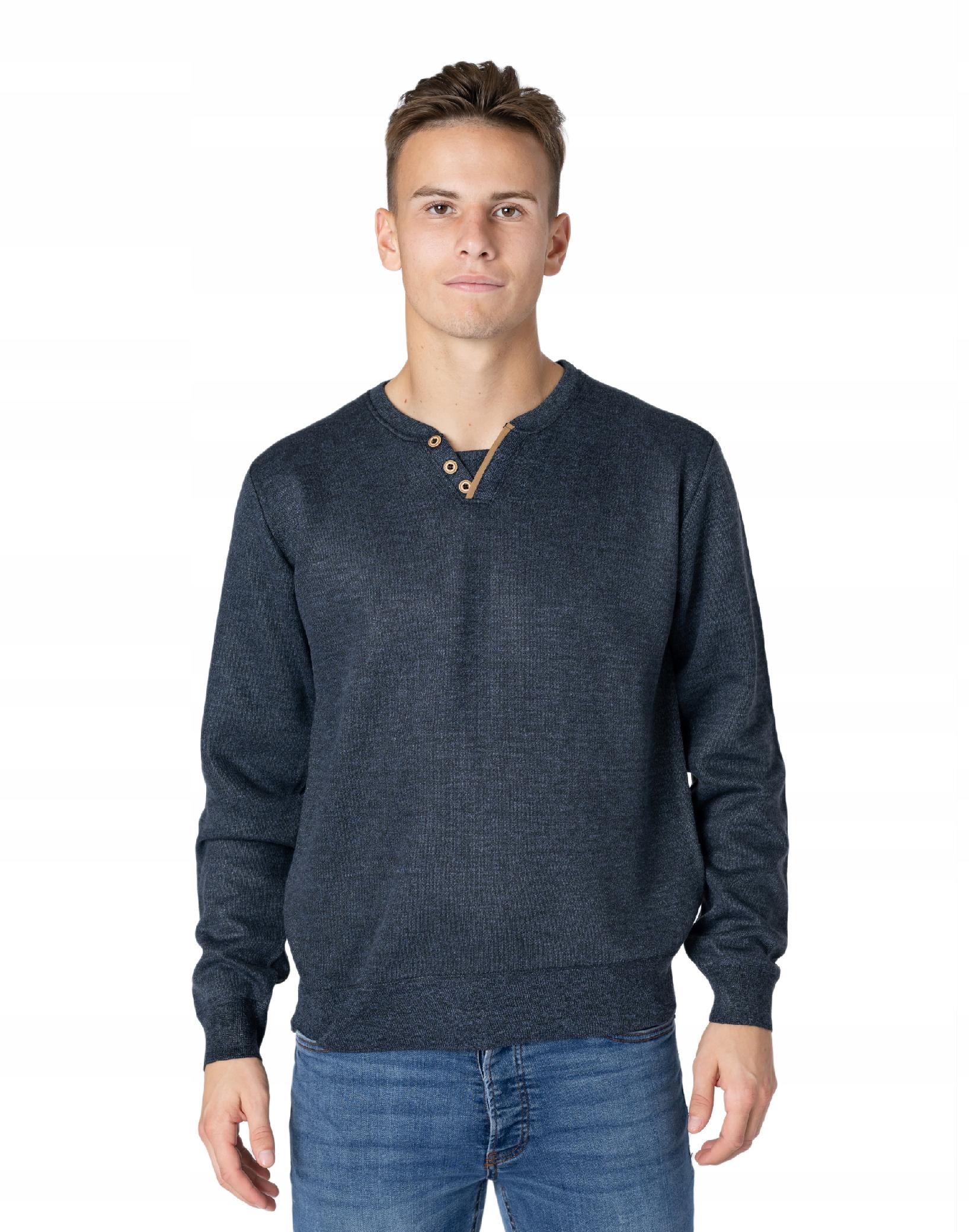 

Sweter Męski Bluza Swetrowa Swetry 87-3 3XL grafit