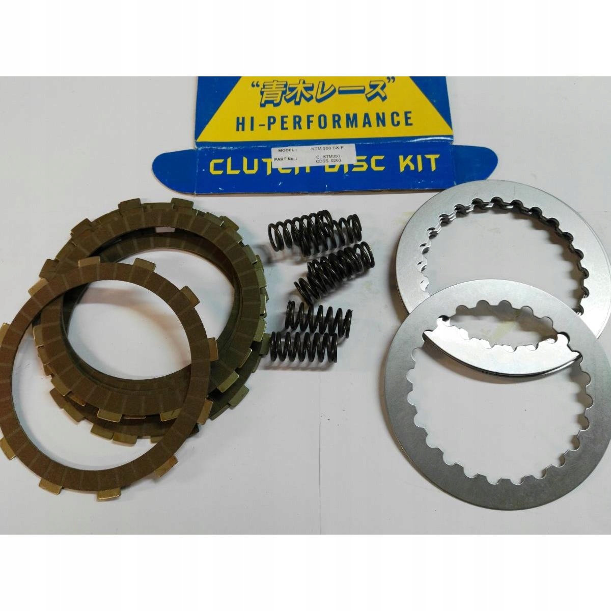 Aoki sada spojky Ktm Sxf/exc 350 11-... (kotúče, preložky, pružiny)