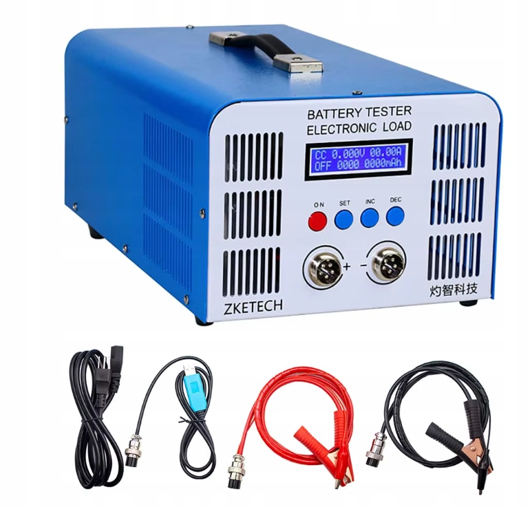 40A Zketech EBC-A40L Tester článků, nabíjení, vybíjení (mj. LifePO4)