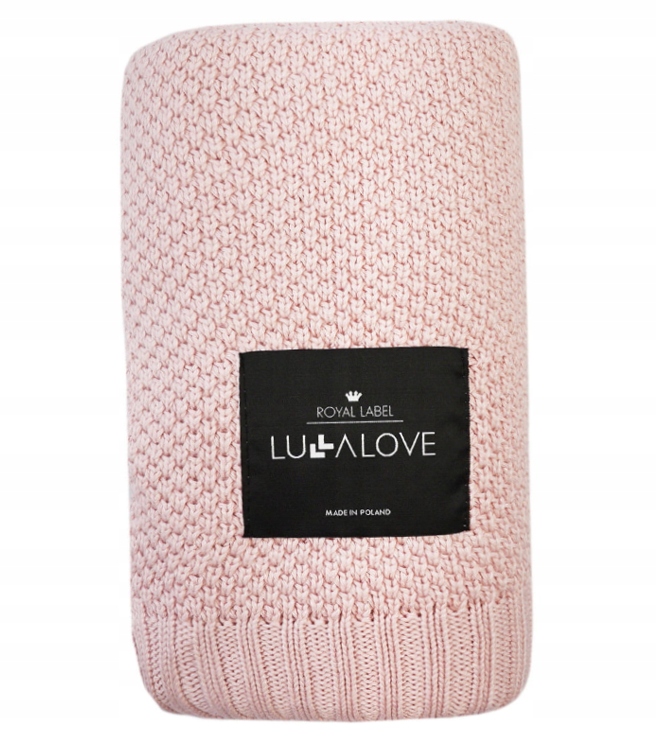 

Bambusowy kocyk Pudrowy Róż 80x100 cm Lullalove