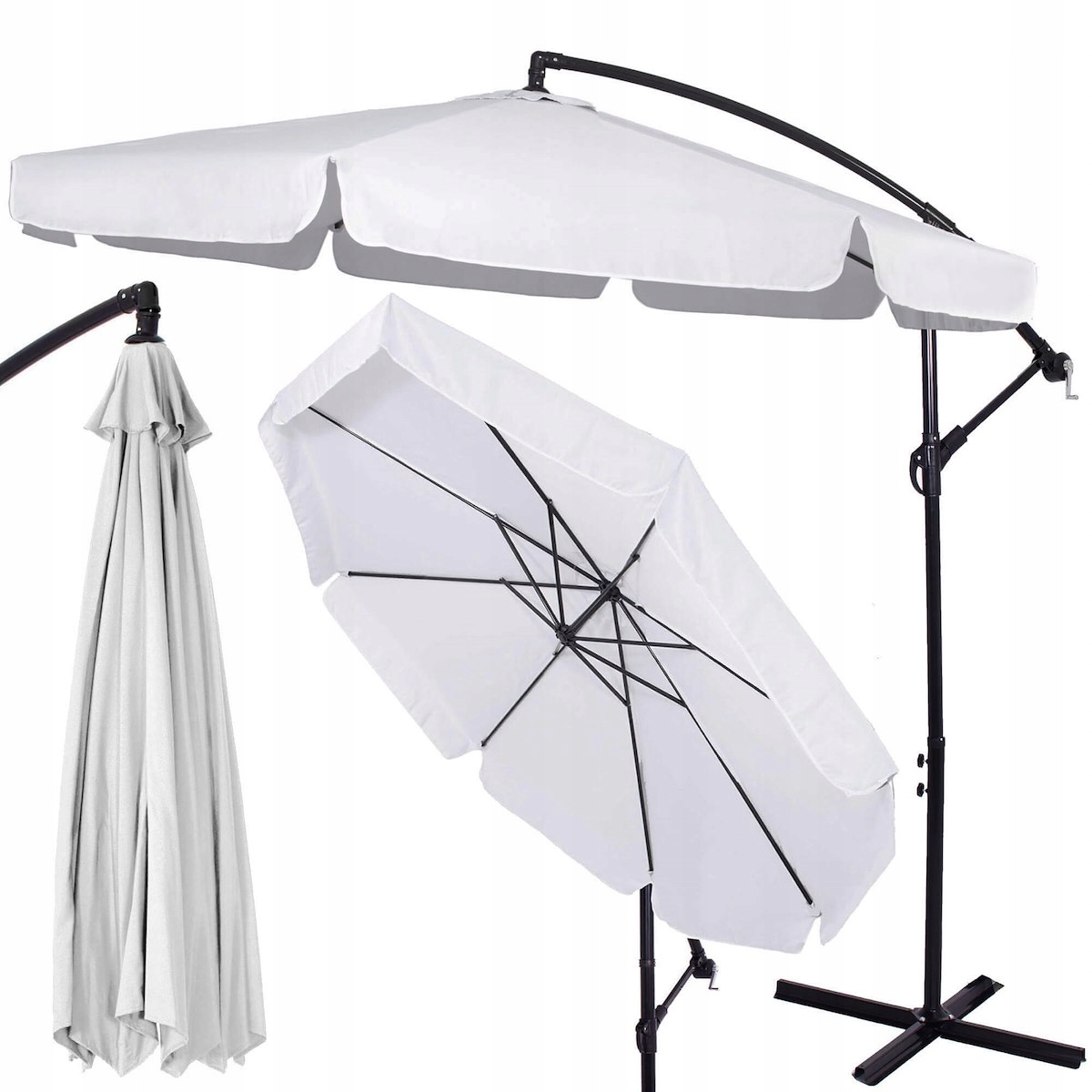 

Parasol Ogrodowy Składany Z Wysięgnikiem 350cm XXL